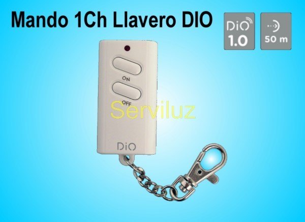Mando a Distancia de 1 Canal Tipo Llavero DIO Mando a Distancia de 1 Canal Tipo Llavero DIO